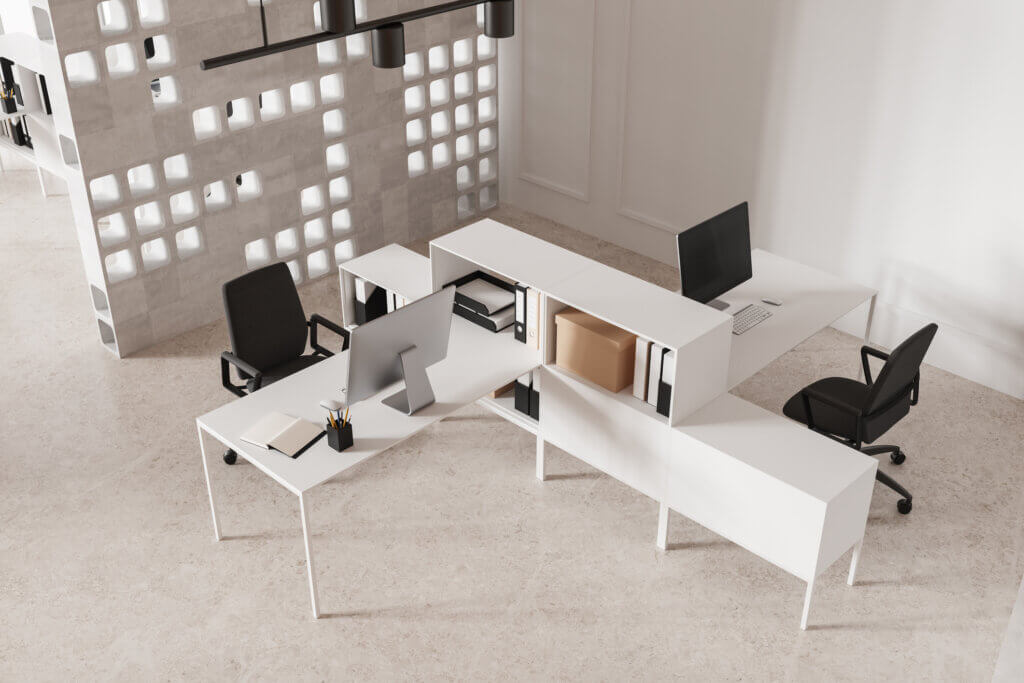 Arranging Furniture for Square Offices