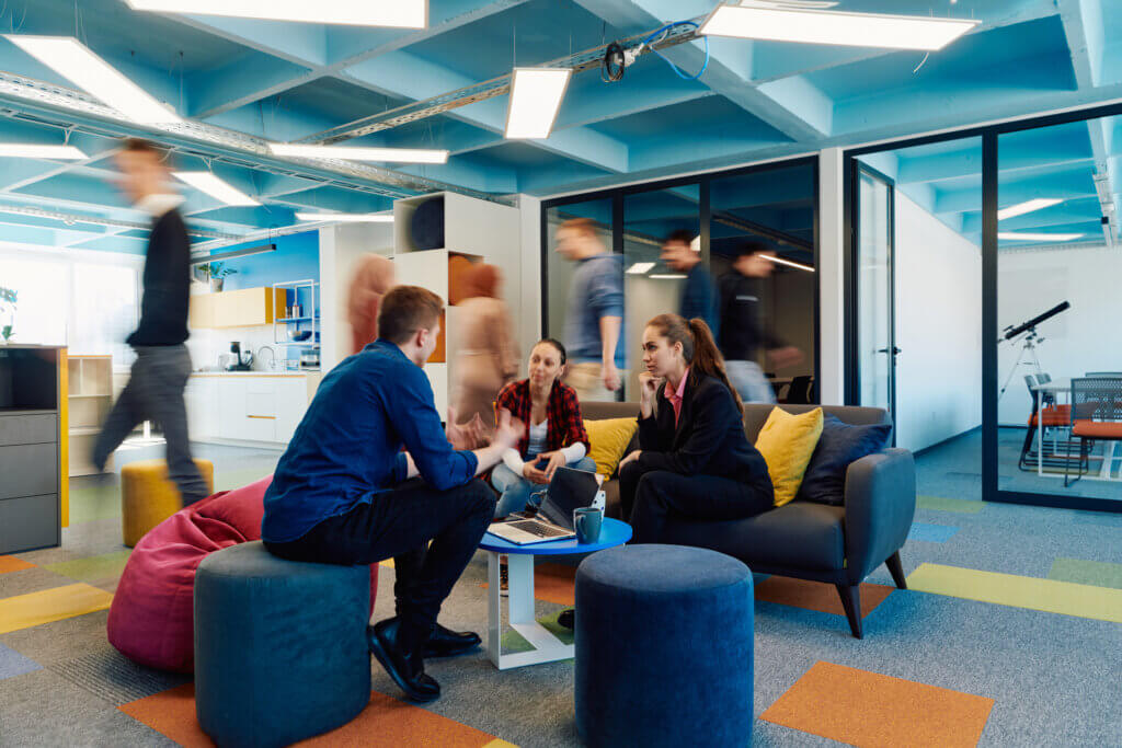 Designing Open Office Layouts for Better Collaboration